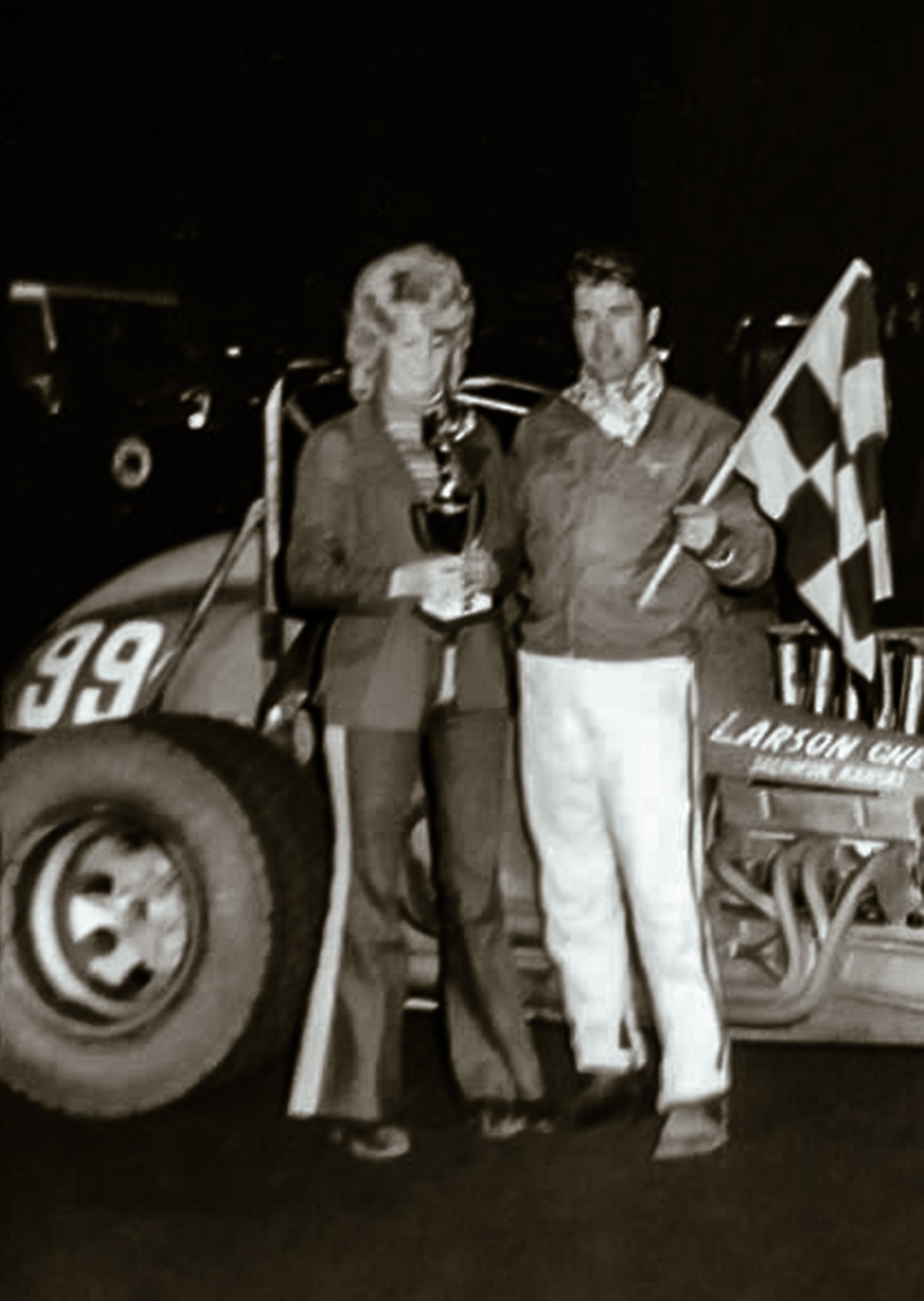 Sprint - Monday, July 3, 1972 - W. H. Lyon Fairgrounds racetrack ...