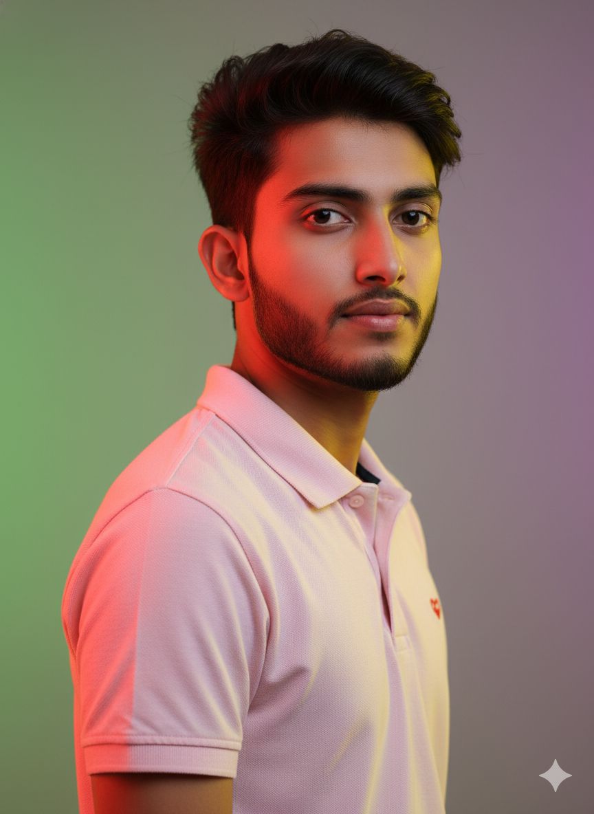 Ismail - Use the photo as reference. A handsome young man with smooth ...