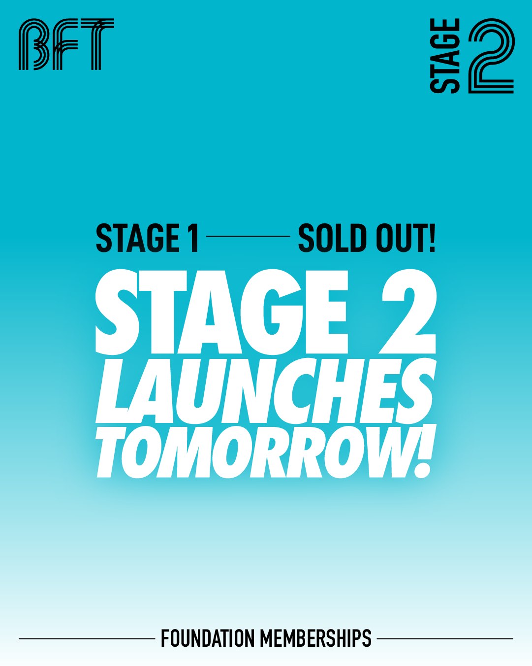 💥 STAGE 1 SOLD OUT! Stage 2... - BFT Wellington North | Facebook