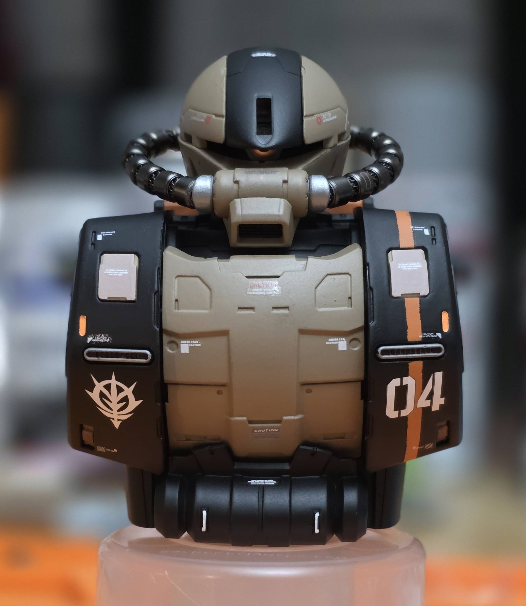 Custom paint for PG 1/60 SHSTUDIO MS-06GD Zaku II High Mobility Type