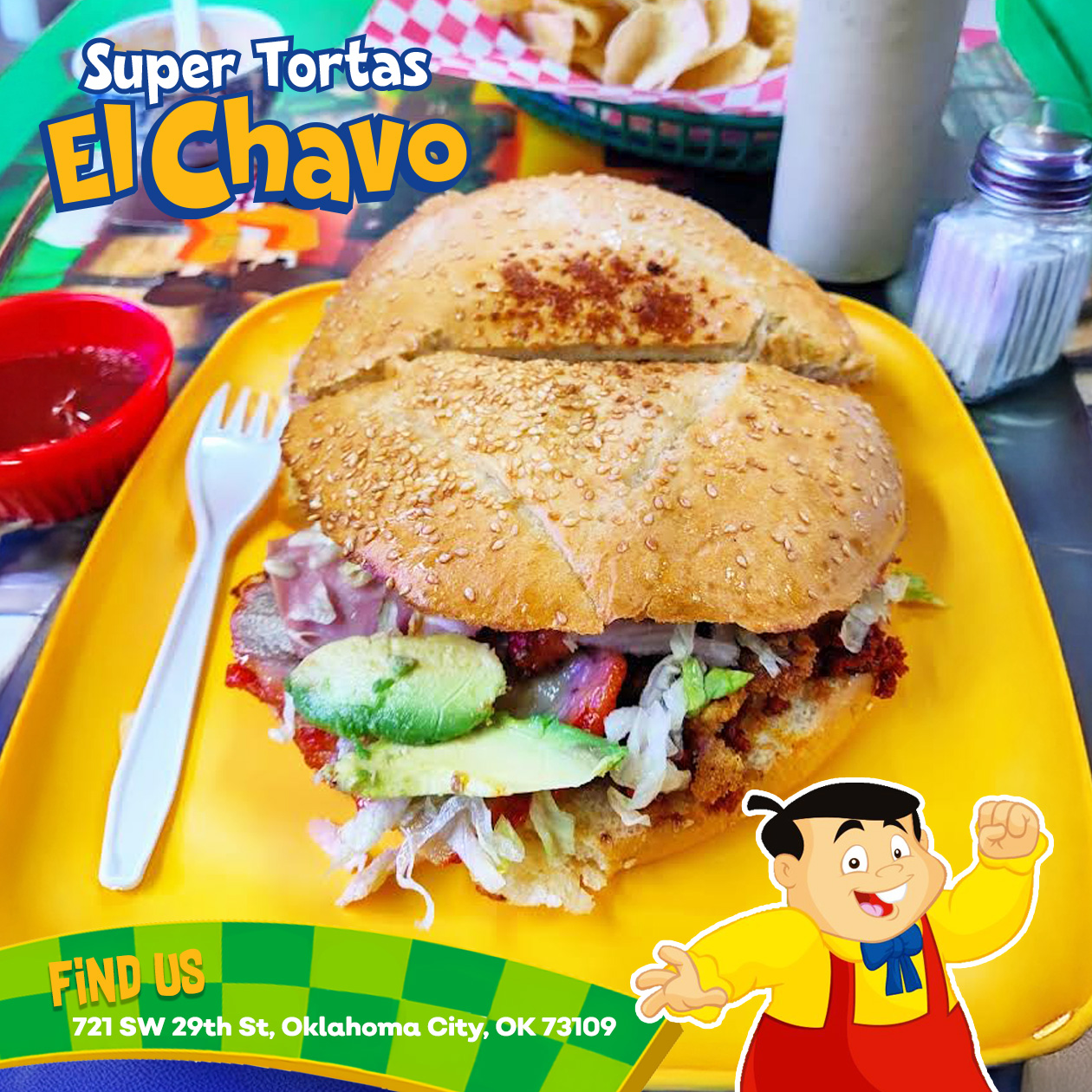 Super - Tortas like you’ve never had before! 😋 At Super Tortas EL CHAVO ...