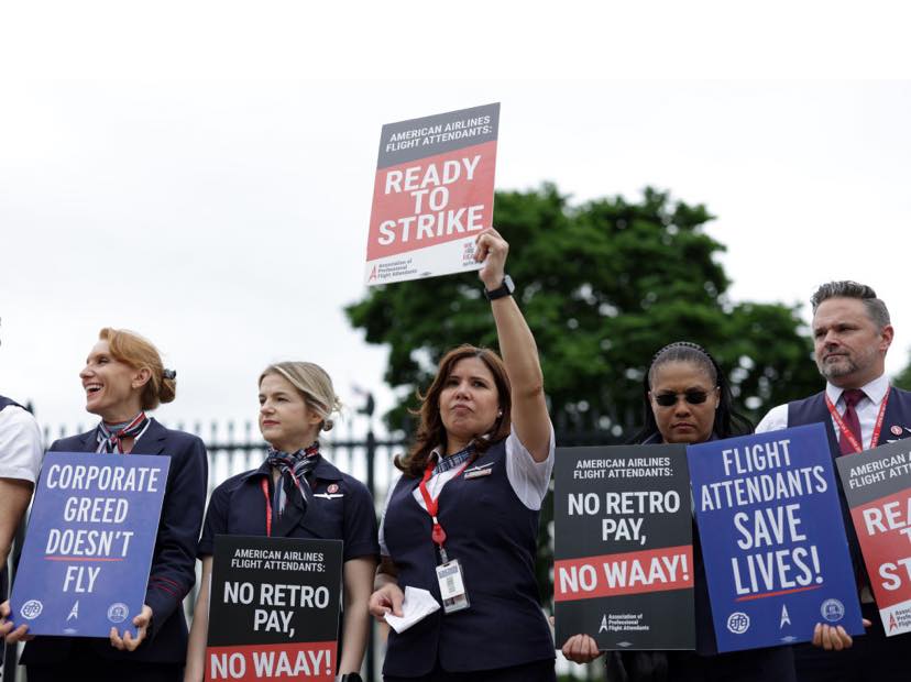 Behind - American Airlines Flight Attendants Set to Earn Boarding Pay ...