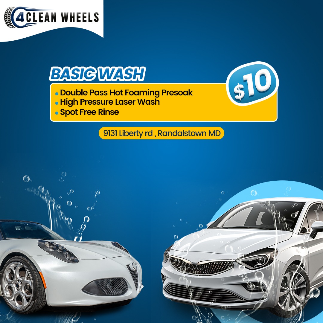 4 Clean Wheels Car wash Liberty | Randallstown MD