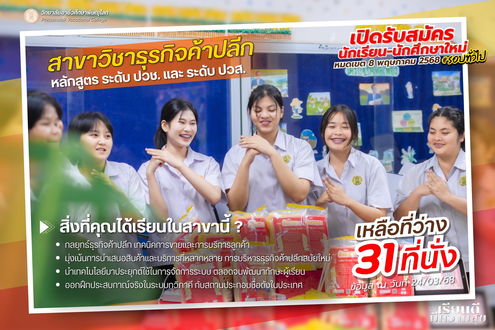 วิทยาลัยอาชีวศึกษาพิษณุโลก - Phitsanulok Vocational College - ☀️อากาศ ...