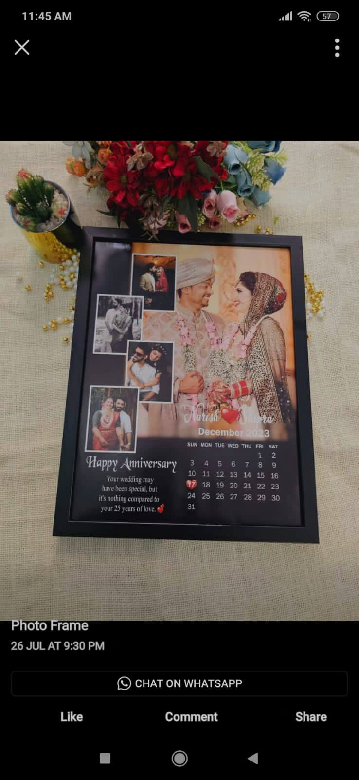 Customise Photo Frame Design