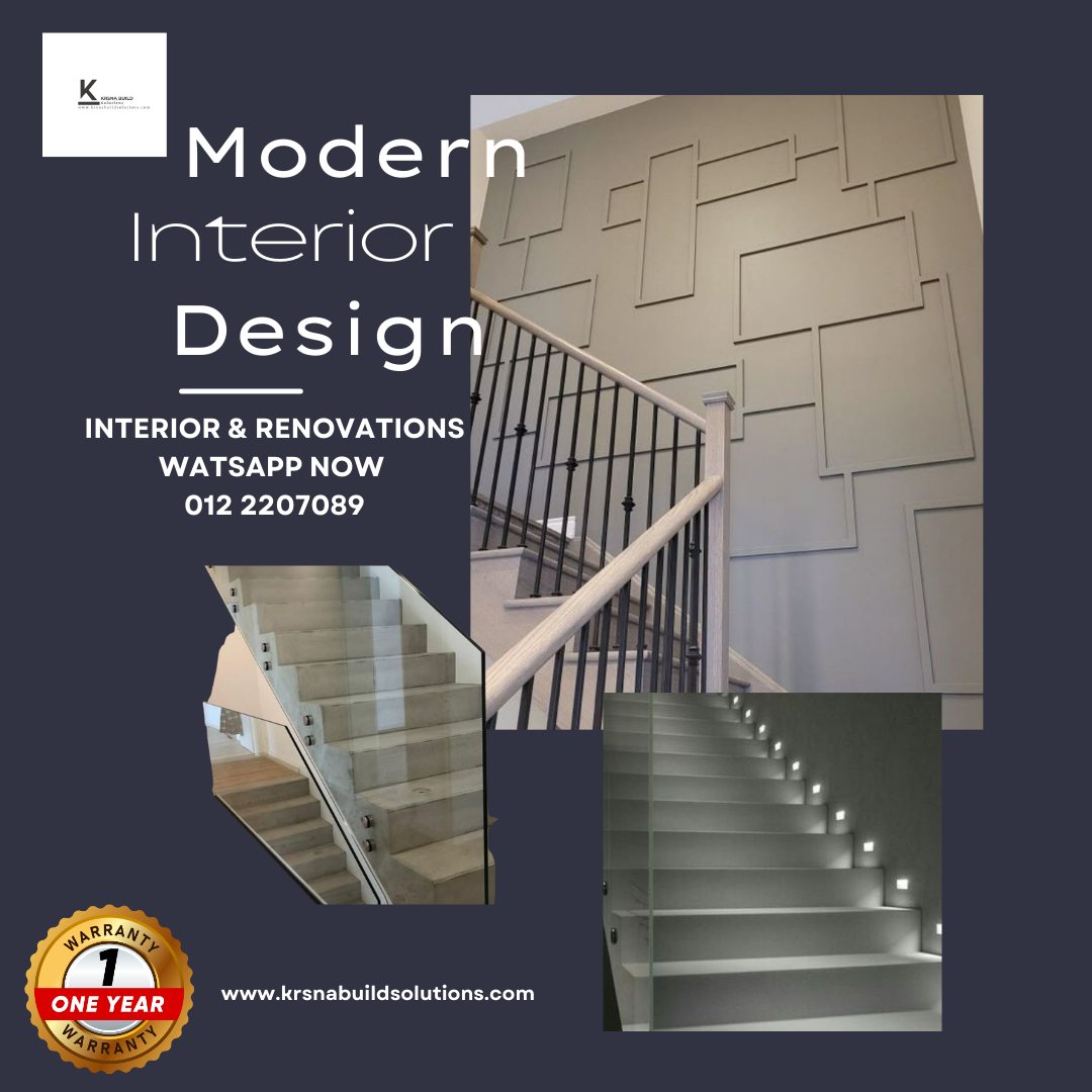 Interior - Modern Staircase Redesign & Renovation Specialists Krsna ...