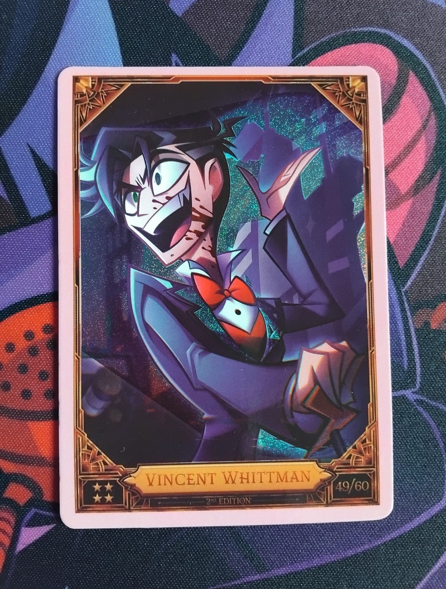 Alastor trading card detail eerily resembles Vincent Whittman