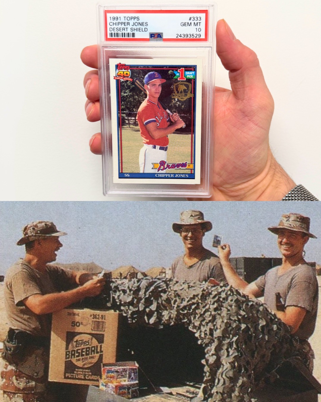 rare chipper jones baseball cards card 1990 Classic Draft Pick #1 (Atlanta Braves) Rookie Card : Collectibles & Fine Art Score a rare 2000 Topps