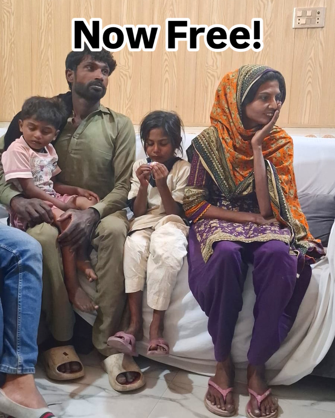 The One - Sobal Family set free after 7 years in slavery. The smile on ...