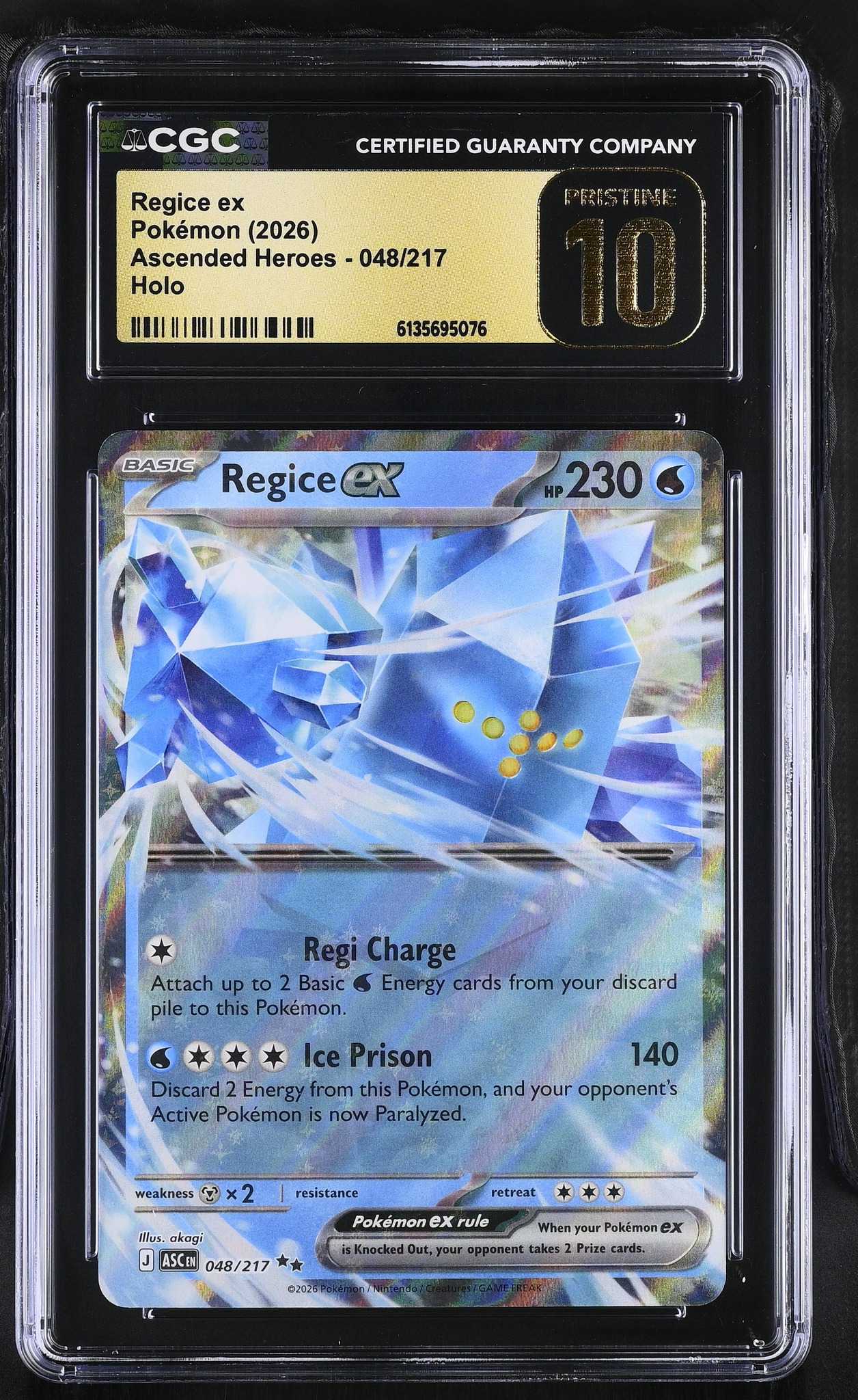 regice pokemon card value Legendary Set - REGIROCK REGISTEEL - Celestial Storm Rare LOT RarityDouble Rare Hit Points230 HP Colorless Regi Charge Attach up to 2 Basic Water Energy cards from your discard pile to this Pokemon Regice 028 - Reverse Holofoil