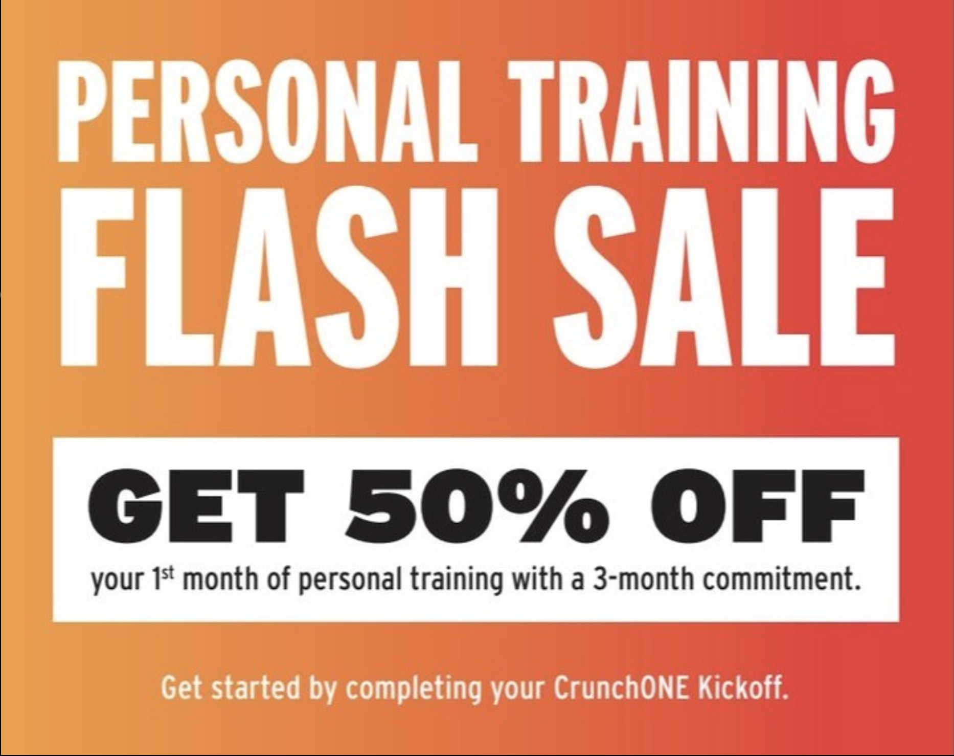 Crunch Fitness - Hurry, our PT spots are filling up fast!... | Facebook