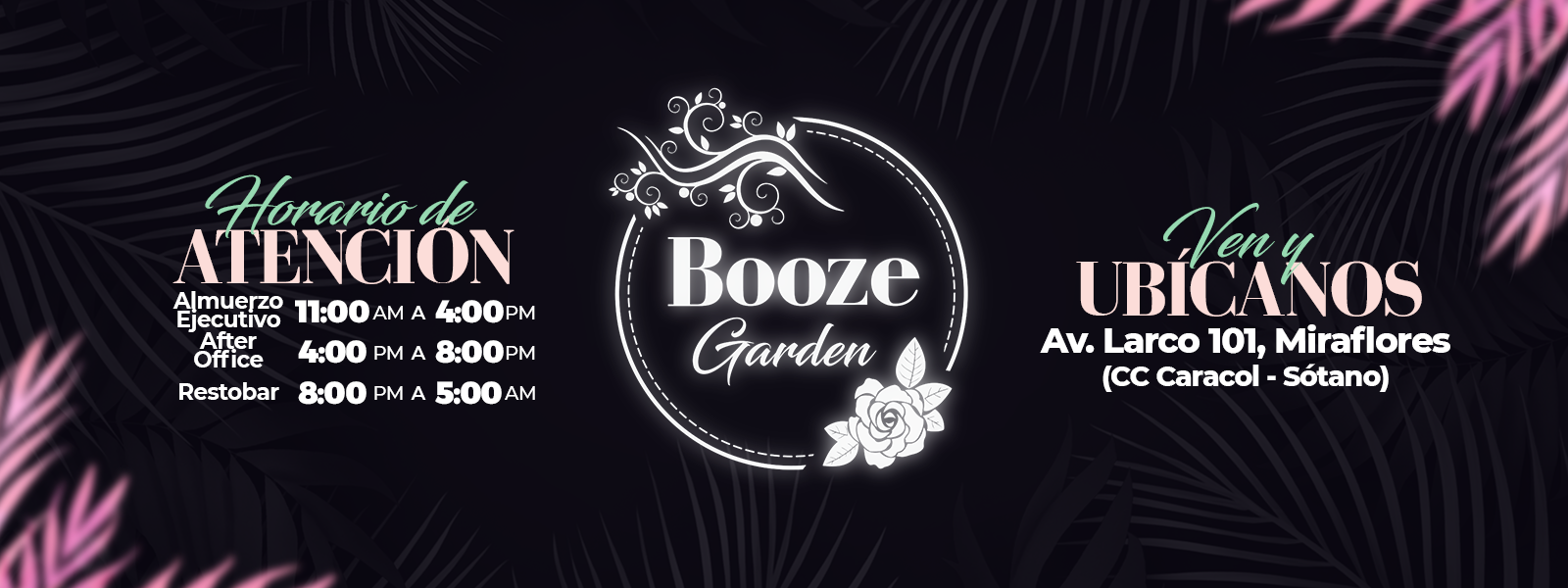 Booze Garden Miraflores | Miraflores, Lima