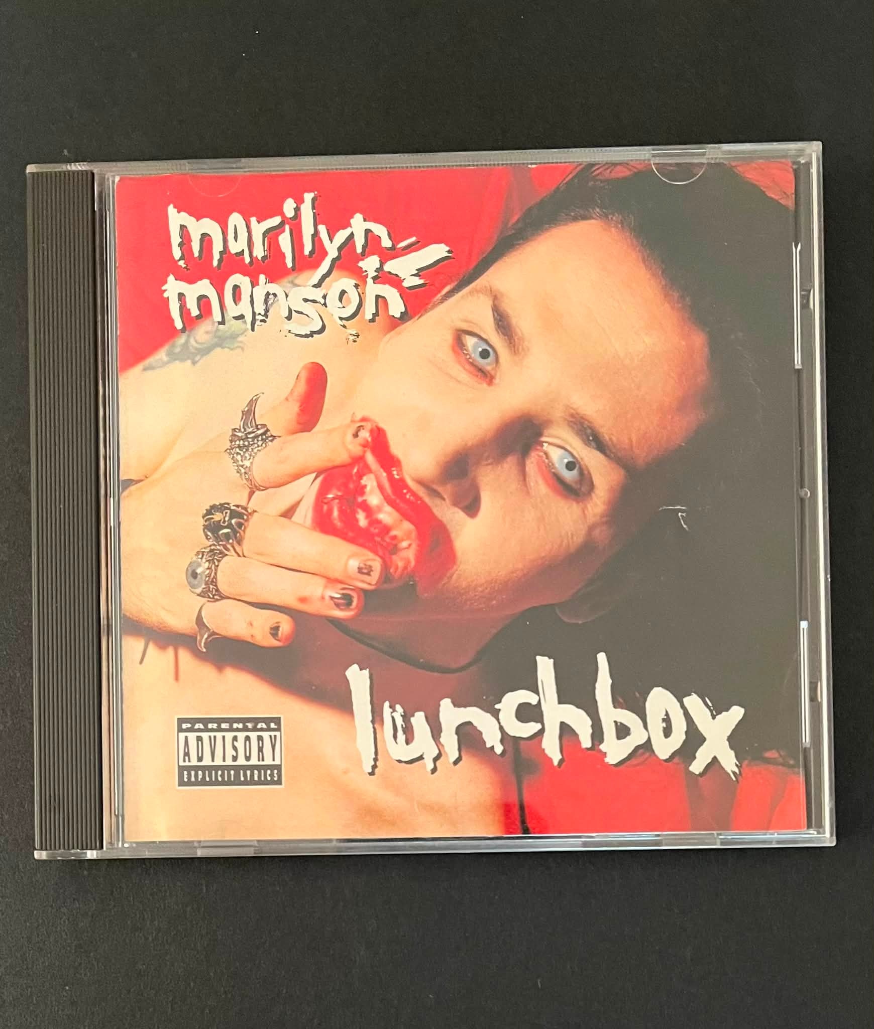 Surprise Autographs on Marilyn Manson CD Liner