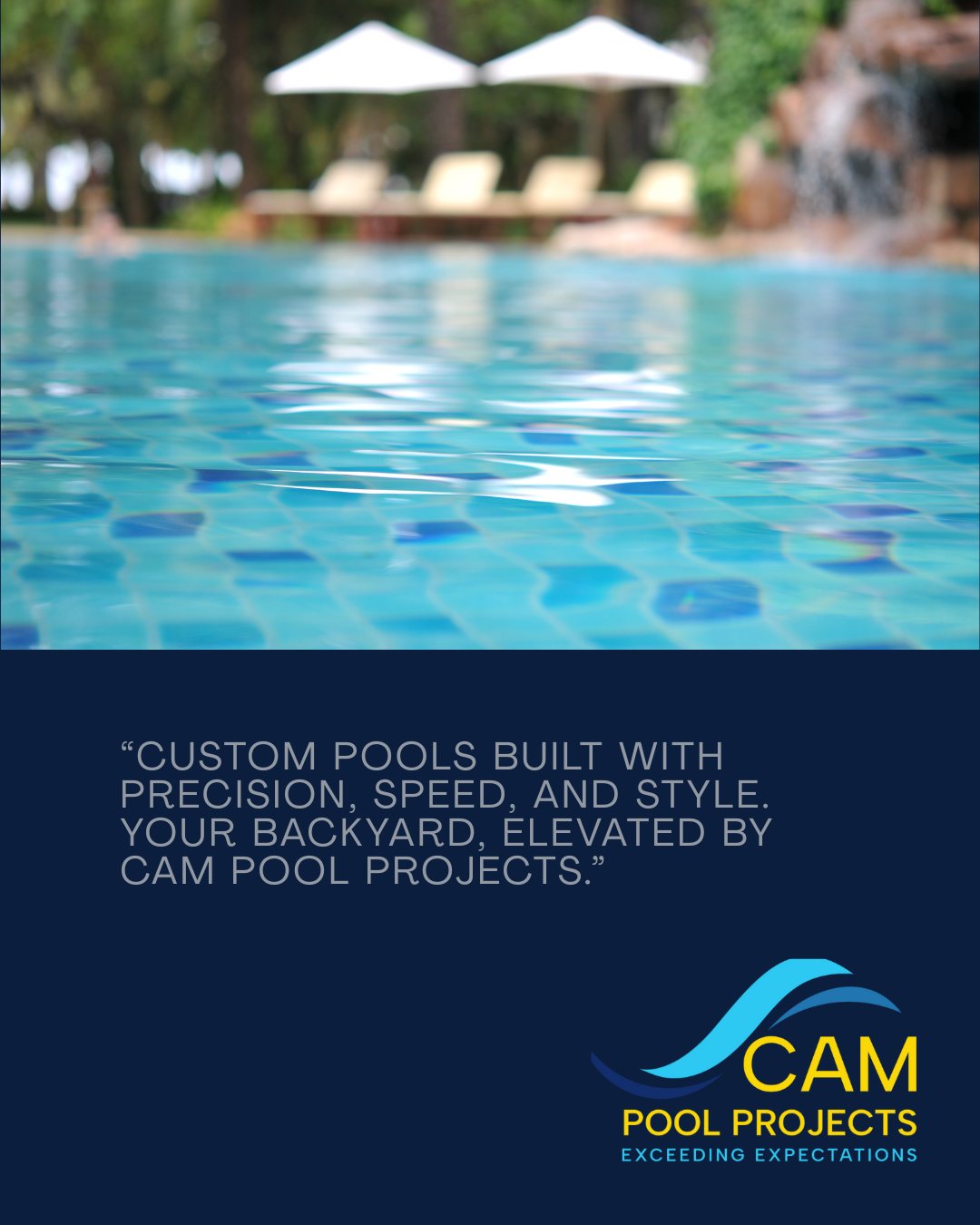 Transform your backyard into a space... - Cam Pool Projects | Facebook