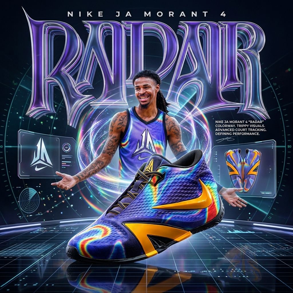 Ja Morant's third signature sneaker, the Nike Ja 3 “Light Show