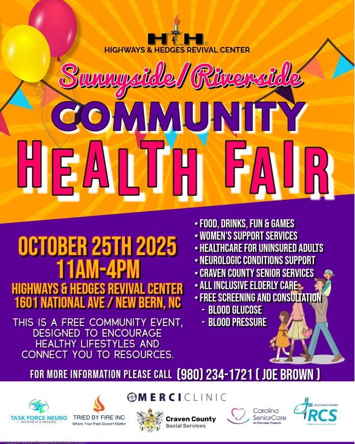 Carolina - You're invited to a Community Health Fair! 📅 Saturday ...