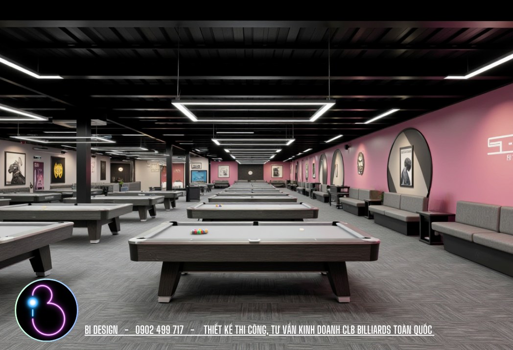 BI Design - Thiết kế thi công, tư vấn kinh doanh CLB Billiards toàn ...