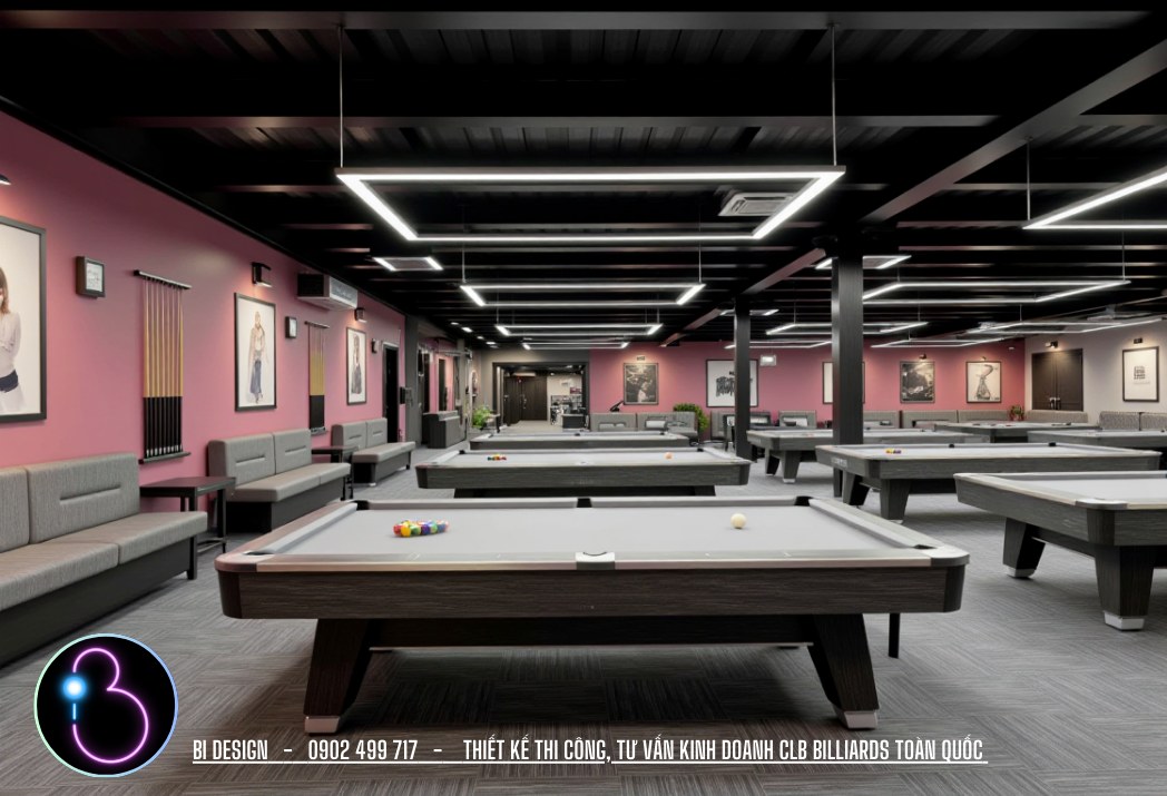 BI Design - Thiết kế thi công, tư vấn kinh doanh CLB Billiards toàn ...