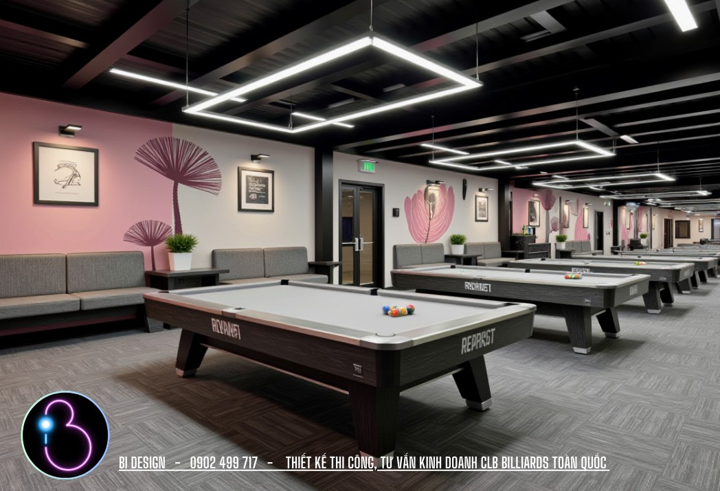 BI Design - Thiết kế thi công, tư vấn kinh doanh CLB Billiards toàn ...