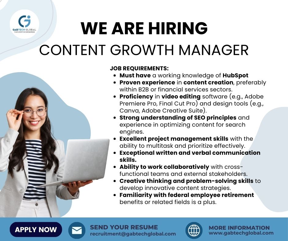Gabtech Global Careers | Baguio City