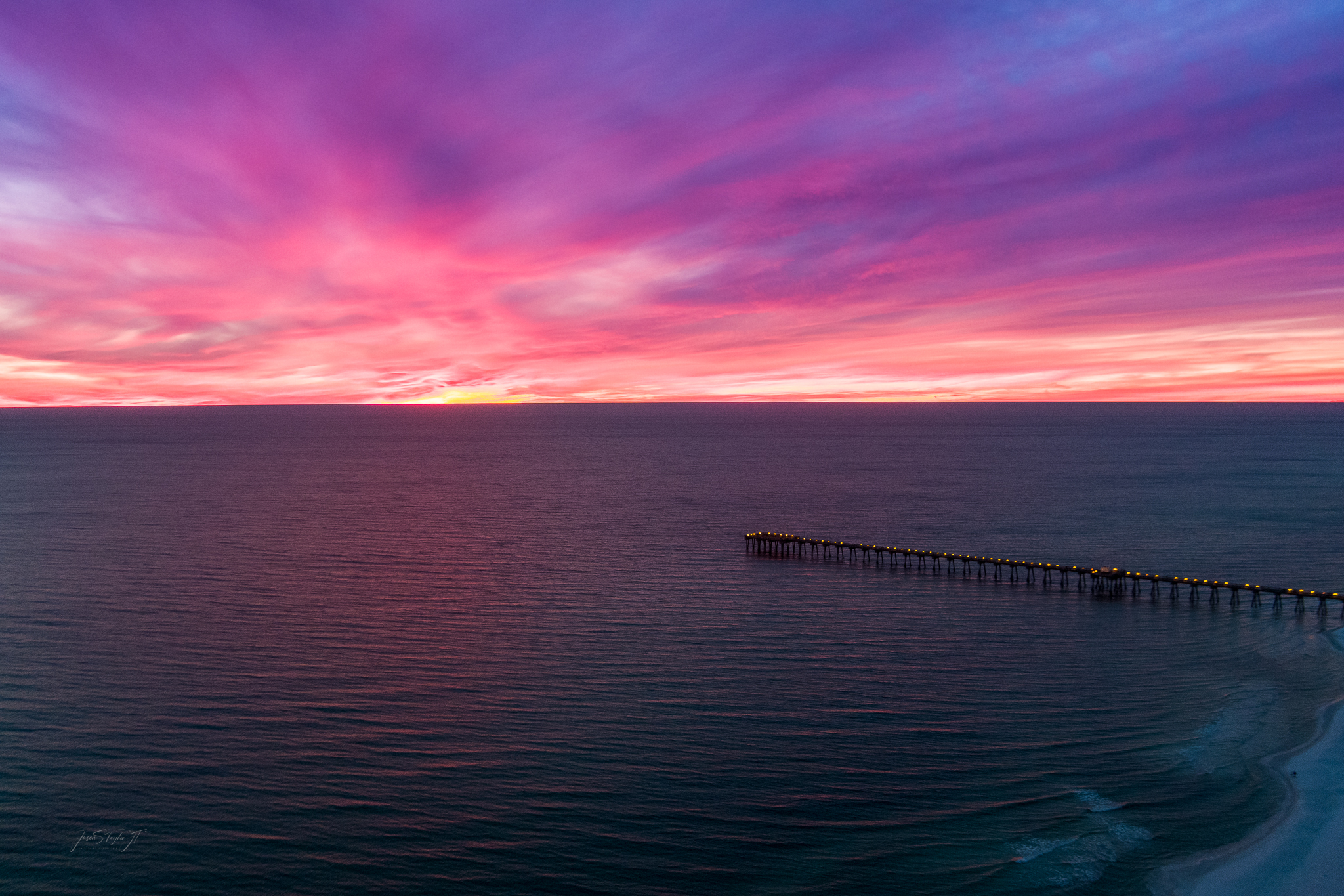 I love the sunsets this time of year! #photographer #beachvibes