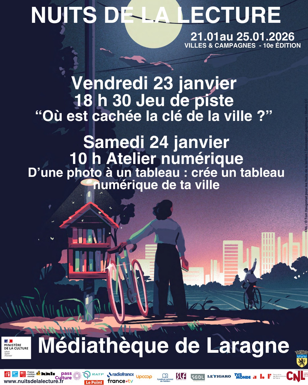 📚 Nuits de la Lecture 2026 📍... - Médiathèque de Laragne | Facebook
