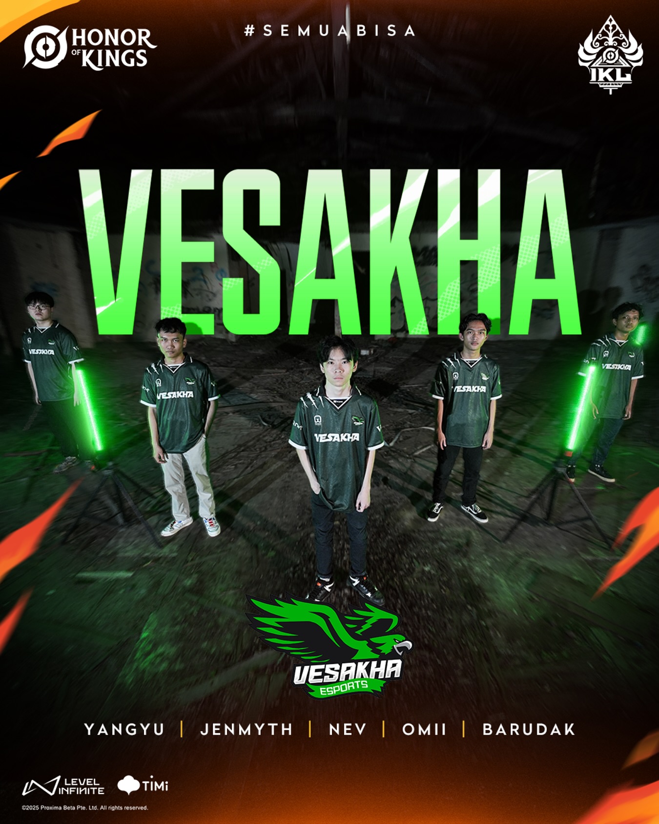 Honor - Vesakha FULL ROSTER 😎 The Dark Horses 🐴 Vesakha yang berhasil ...