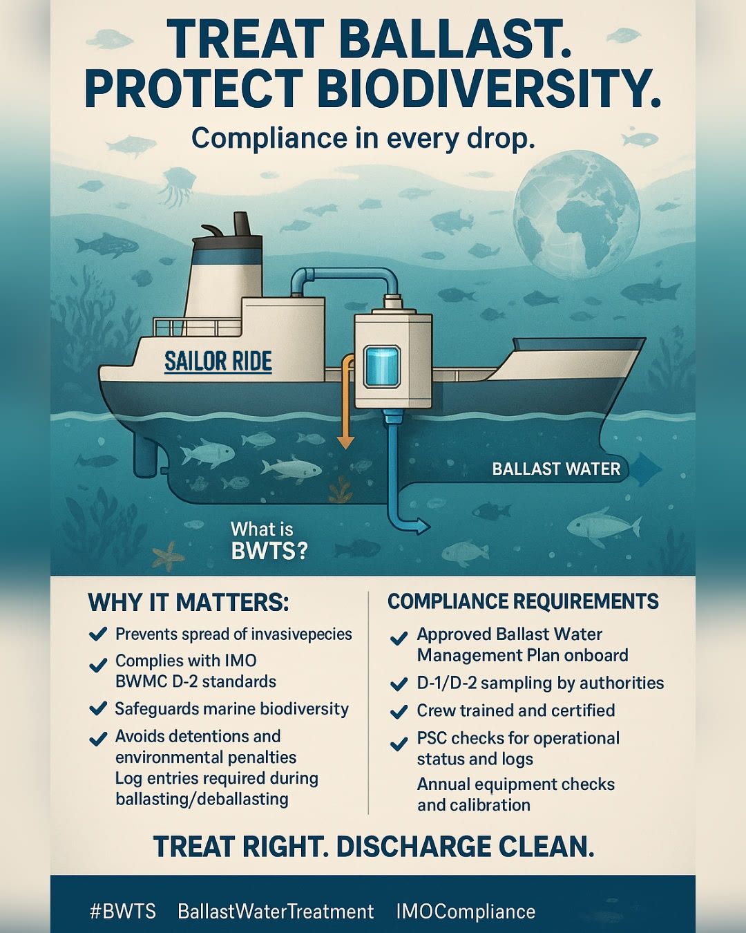 Life At Sea | 🌊 Protecting Marine Biodiversity: Understanding Ballast ...