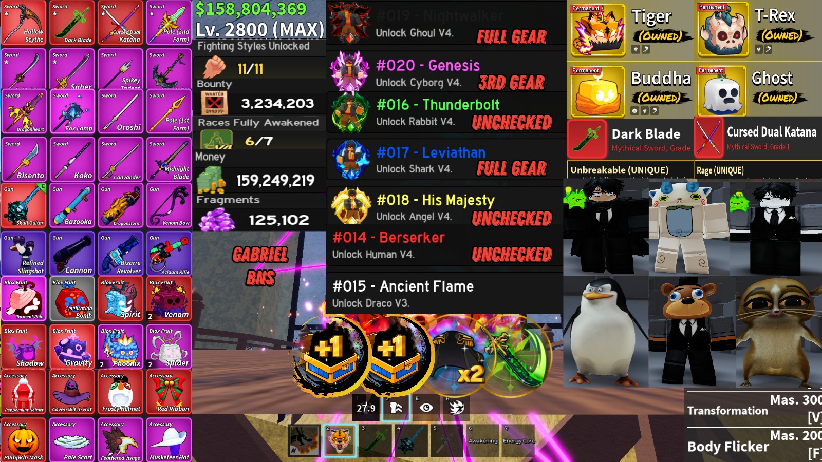 SOLD 500 GOOD FOR MAIN COMPLETE FIGHTING STYLES COMPLETE V4 EXCEPT