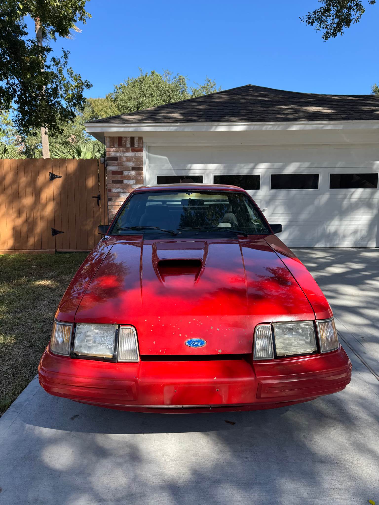How many jalapeño red ￼1985.5 SVO mustangs were made with sunroof