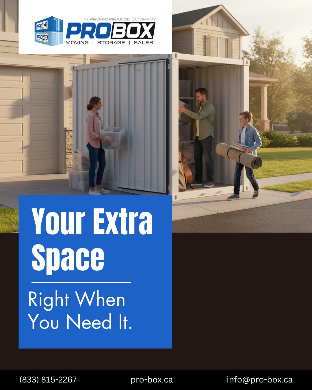 Pro-Box - 📦 Your Extra Space, Right When You Need It! Running out of ...