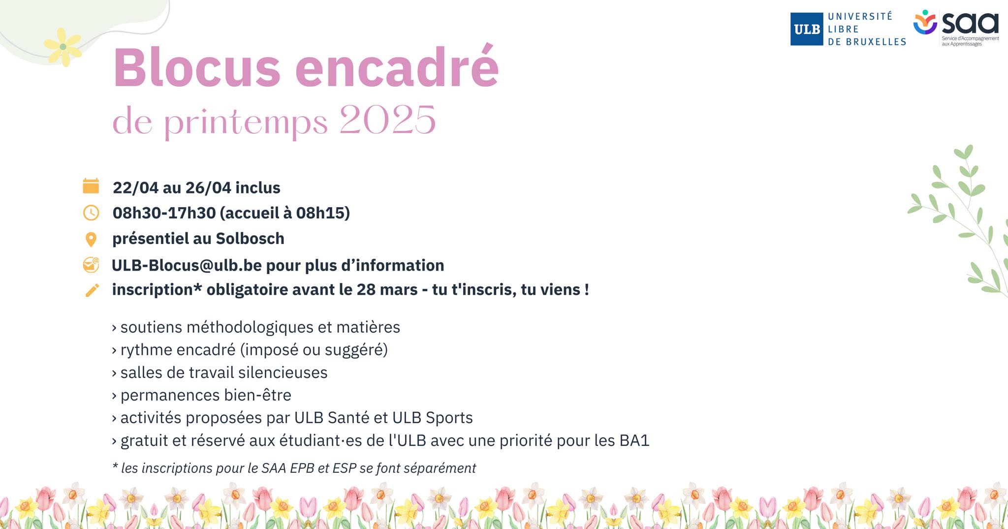 Service d'Accompagnement aux Apprentissages ULB