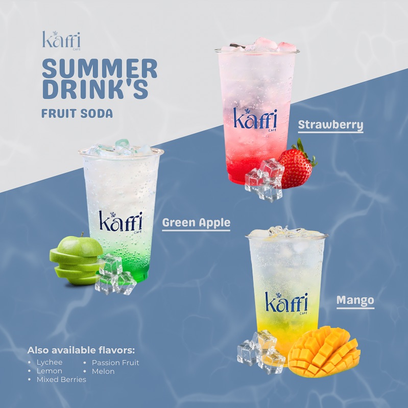 Kaffi Cafe - Quench your thirst this summer! 🥵🍹...