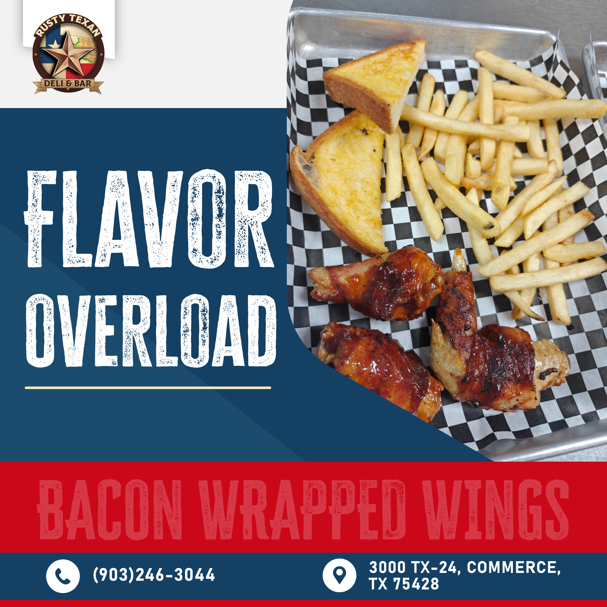 Rusty - Experience a Flavor Overload with our irresistible Bacon ...