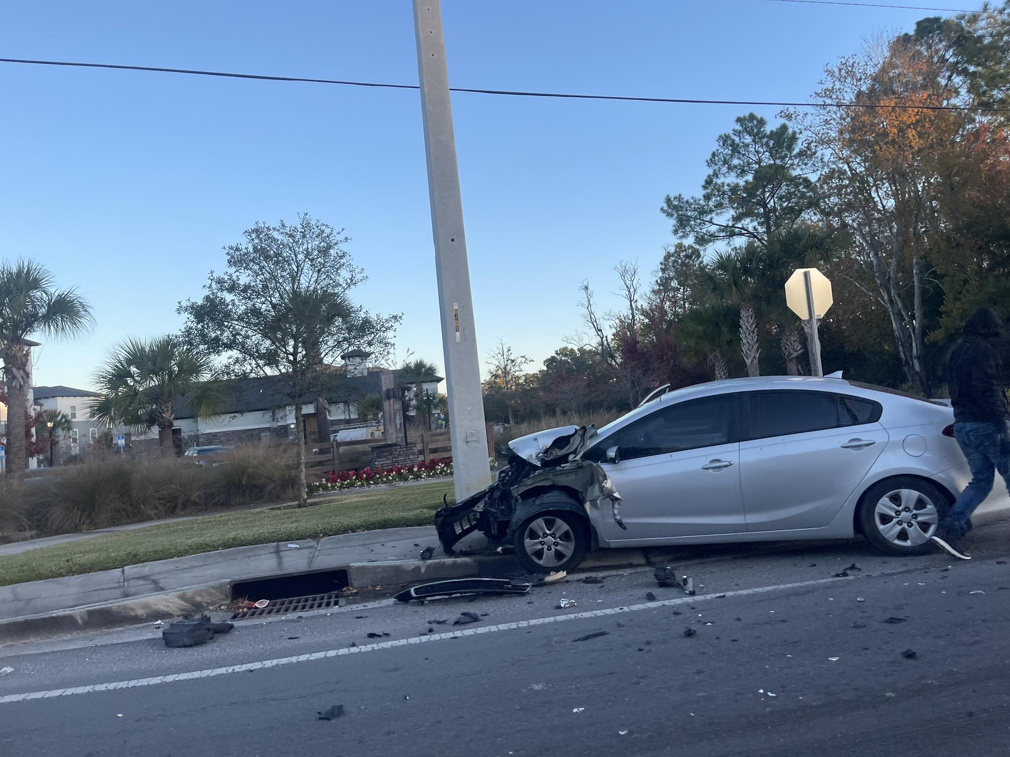 This was Collins Rd headed to 295 from Blanding Boulevard the other ...