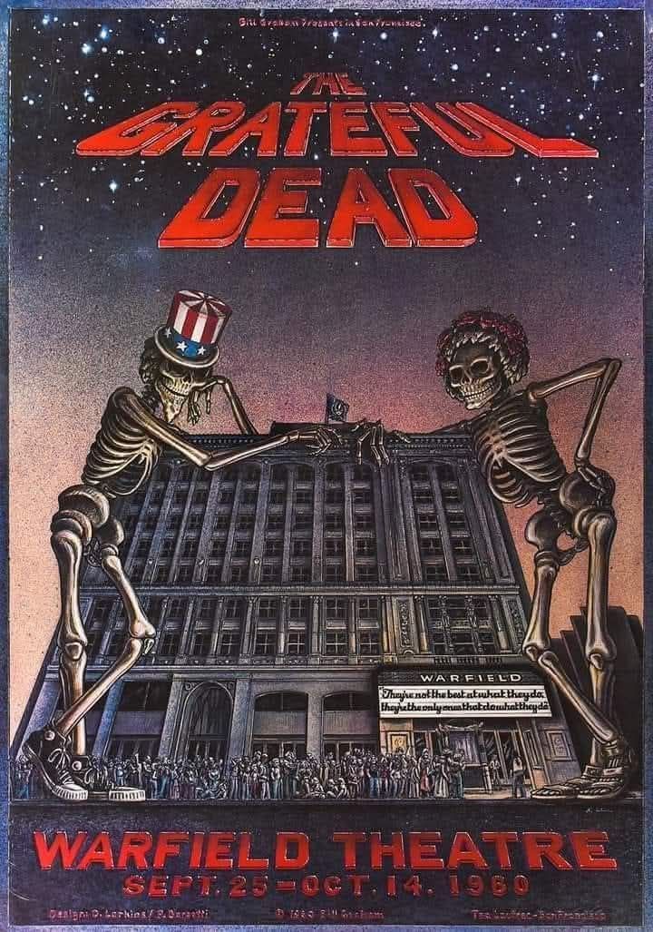 Grateful Dead's September 2, 1980 show at War Memorial Auditorium
