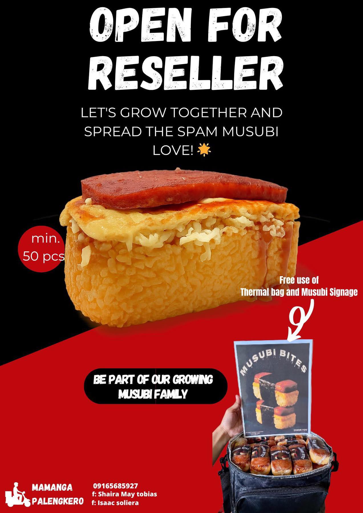 Musubi - Ready to sell the best SPAM musubi in town? 🤤 We're open for ...