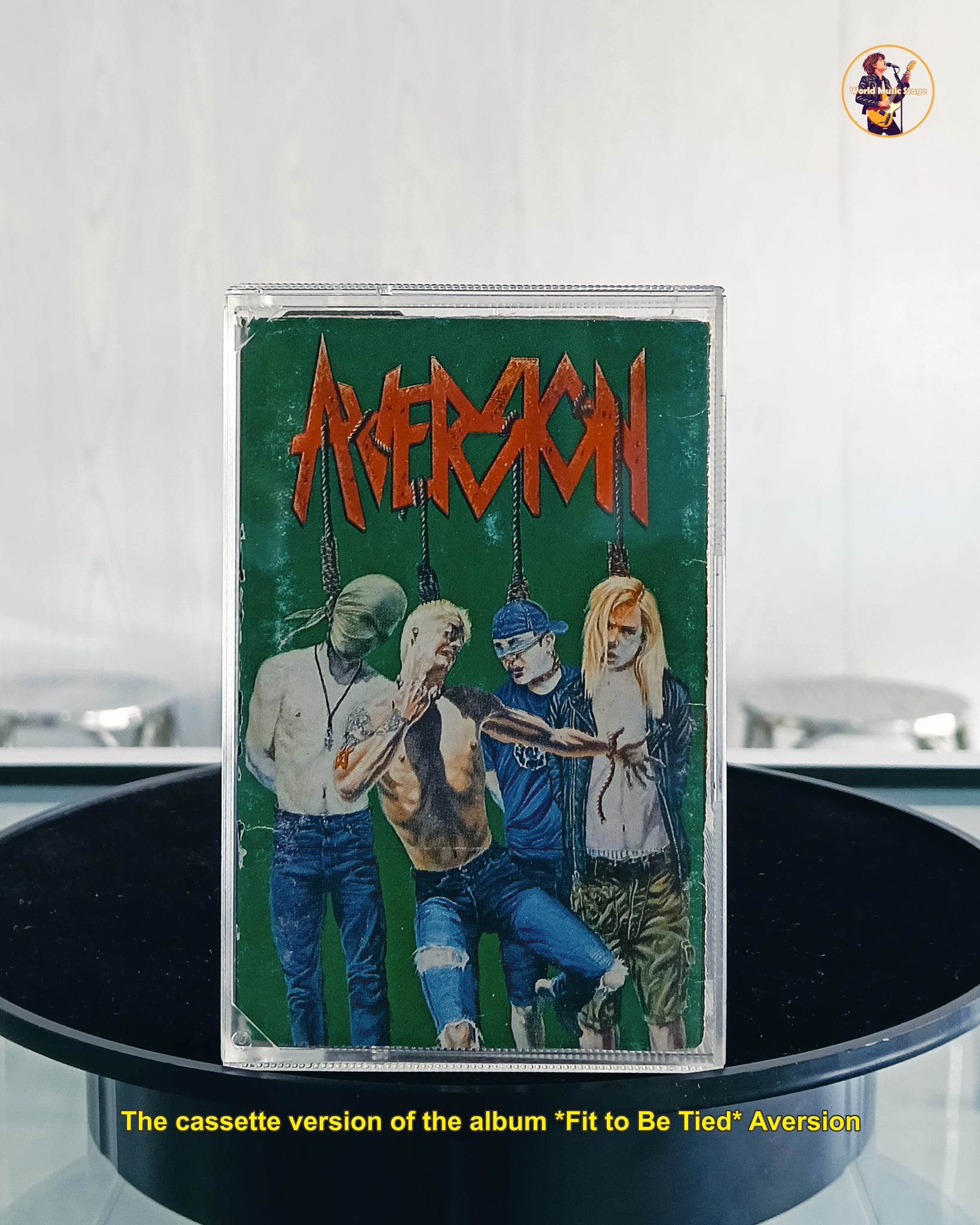 Aversion's album fit to be tied cassette release