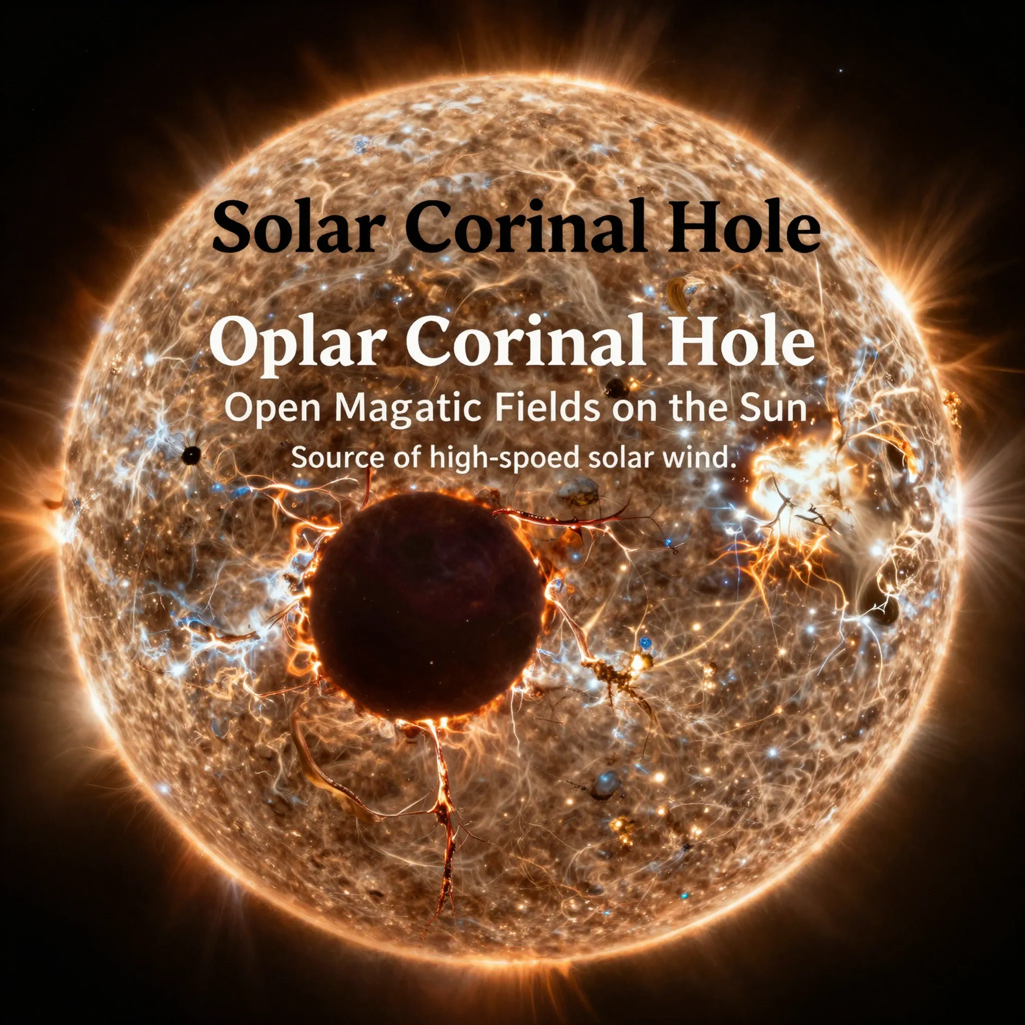 The Celestial - 🌞🪐 Solar Coronal Hole — Active Sun Region The image ...