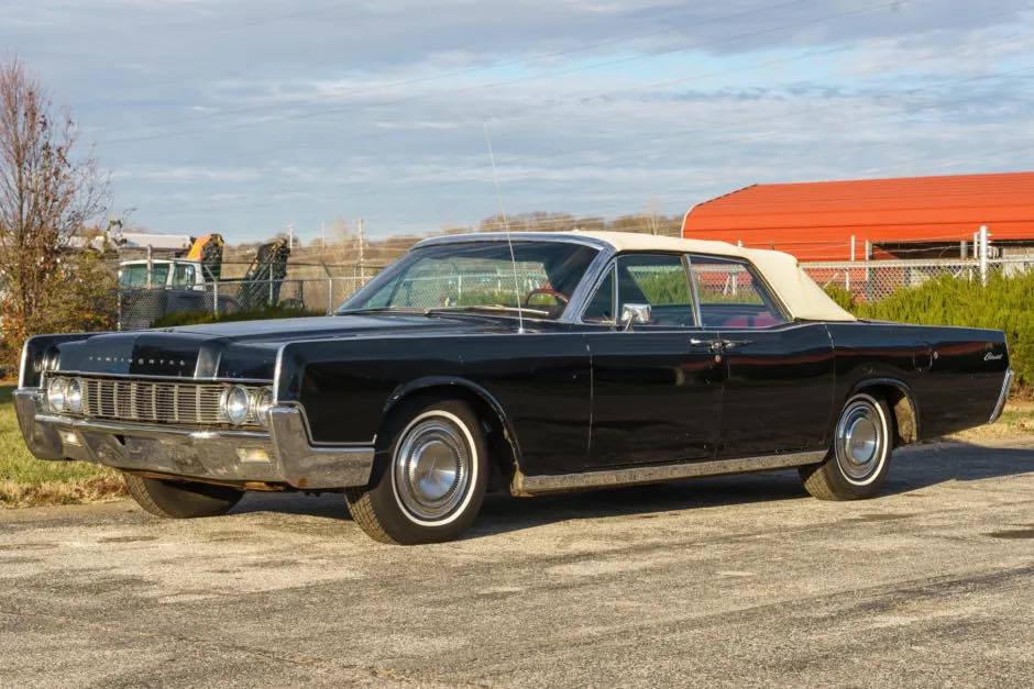 Restored 1967 Lincoln Continental model kit