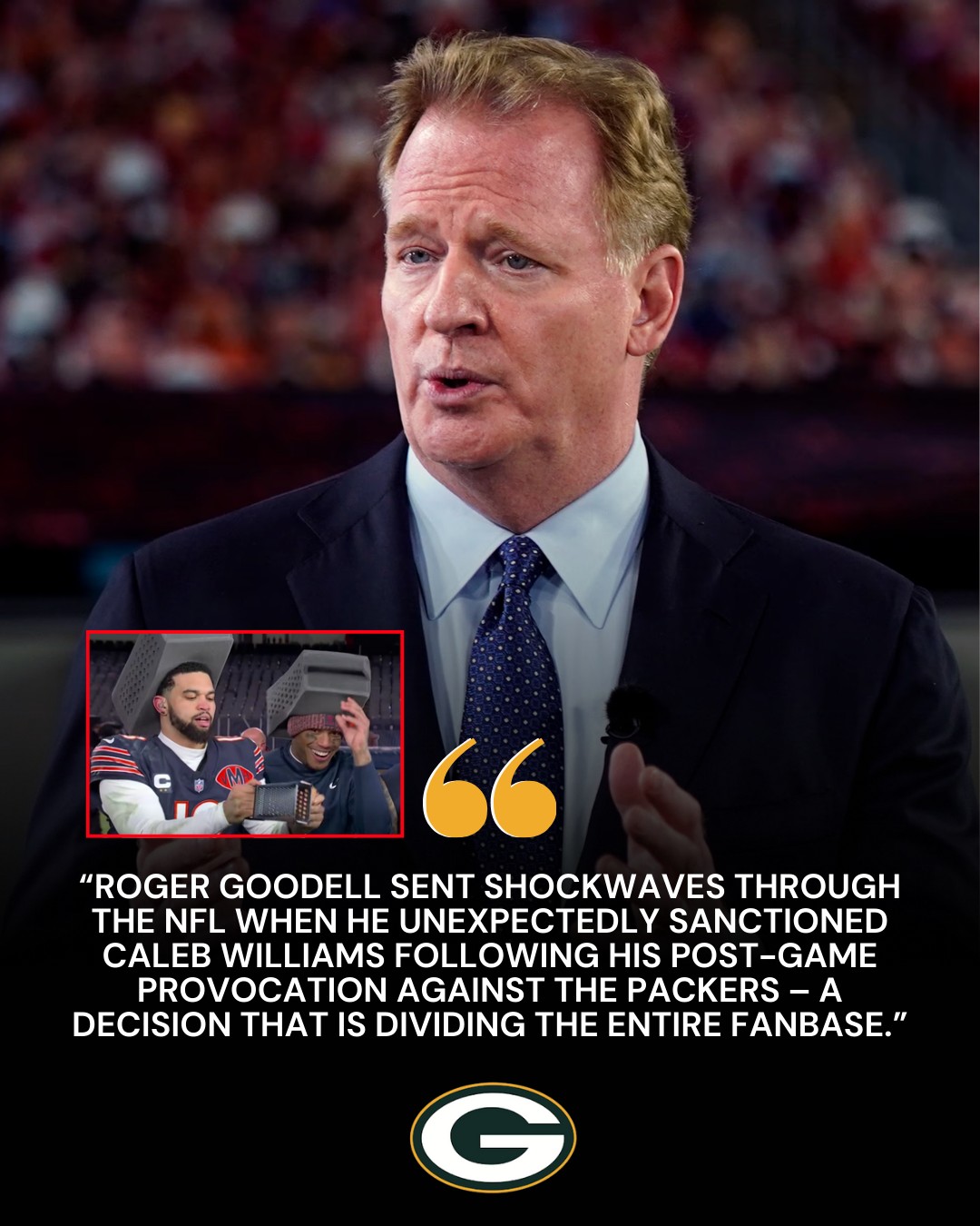 Lambeau - Breaking News: NFL President Roger Goodell has issued a ...