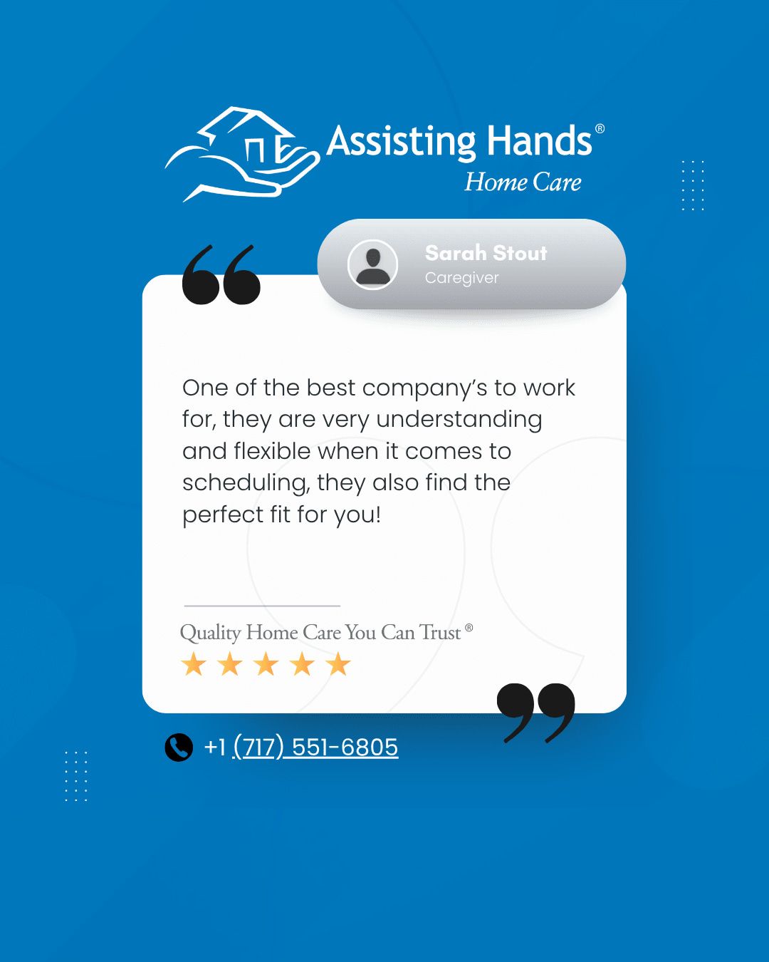 Assisting - Flexibility, understanding, and a perfect fit — that’s what ...