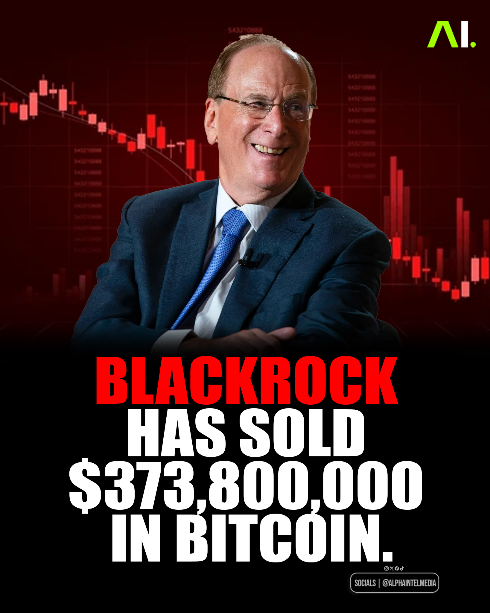 Alpha Intel - BREAKING: 🇺🇸 BlackRock has sold $373,800,000... | Facebook