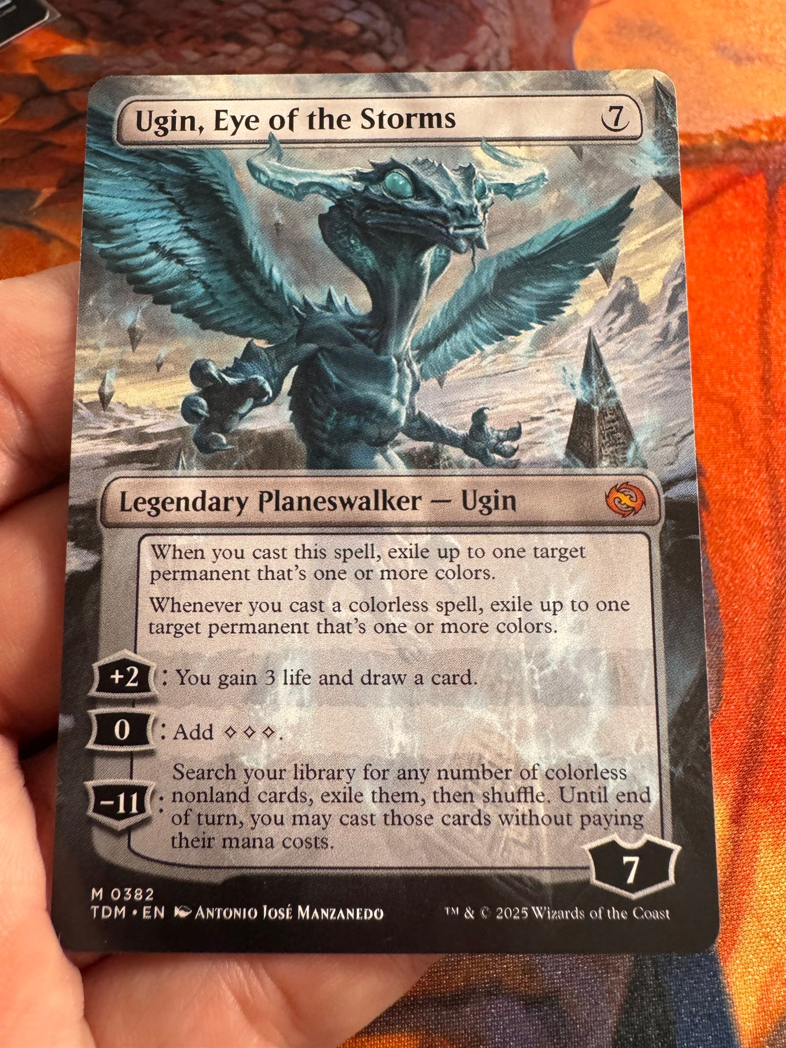 mtg ugin card Magic The Gathering - Eye of (242/249) A single individual card from the Magic What do we think about