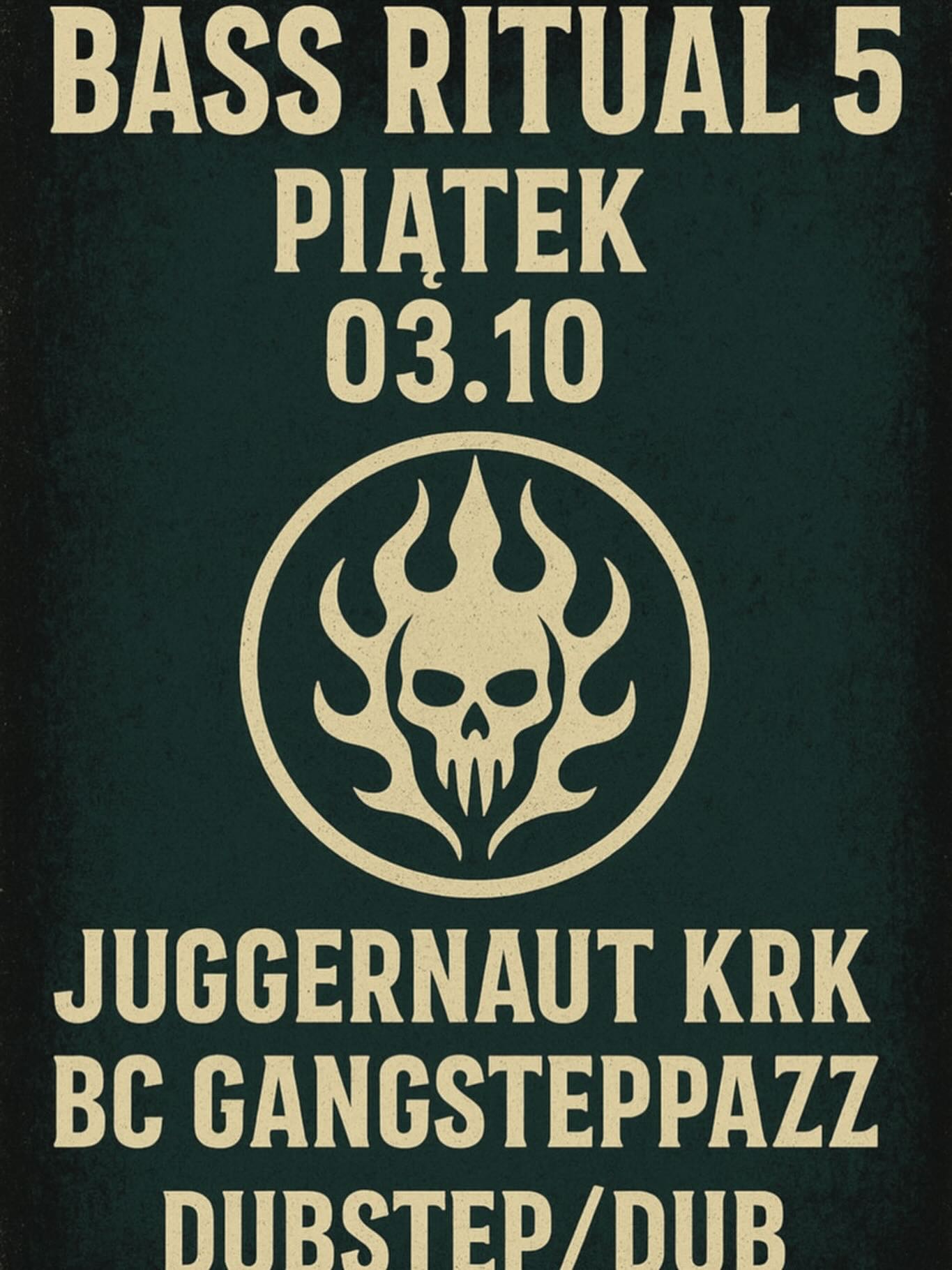 Juggernaut - 🔥 BASS RITUAL 5 🔥 📅 Piątek, 03.10 📍 Juggernaut KRK, Plac ...