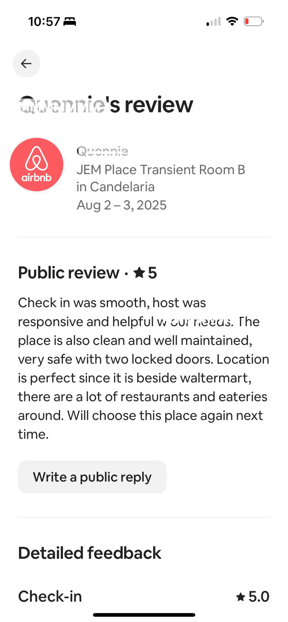 JEM PLACE Transient Room | Candelaria