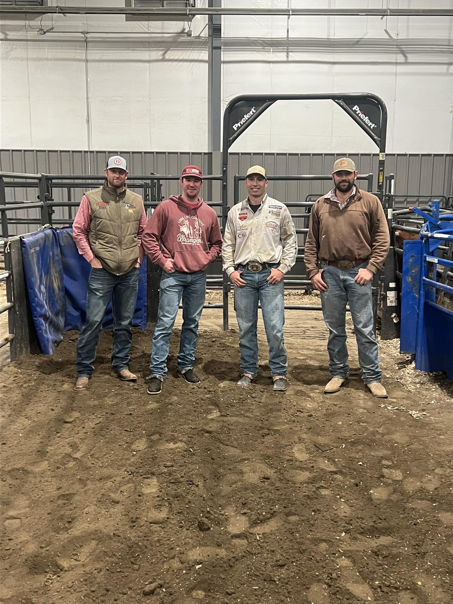 Blue - Celebrity Sighting! Four of the best steer wrestlers in the PRCA ...