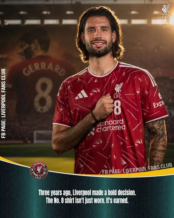 Szoboszlai honoured to wear number 8 shirt at Liverpool