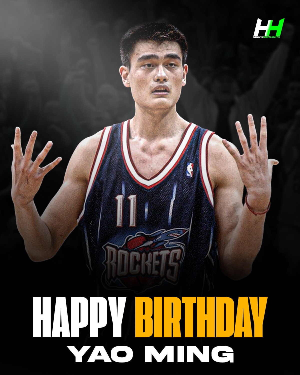 On this day in 2002, the Houston Rockets selected 姚明 Yao Ming as