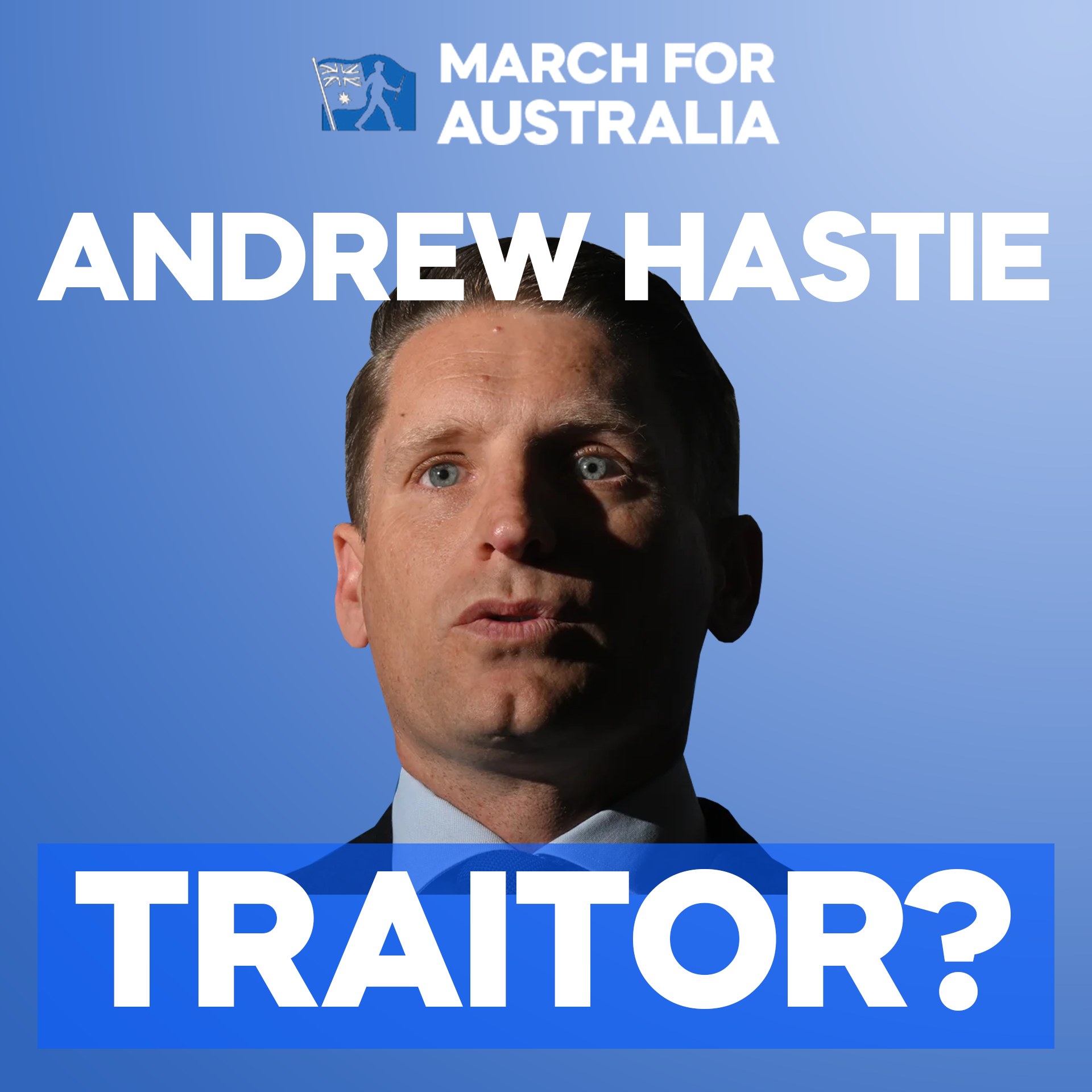 March - Andrew Hastie has betrayed the Australian people with his ...